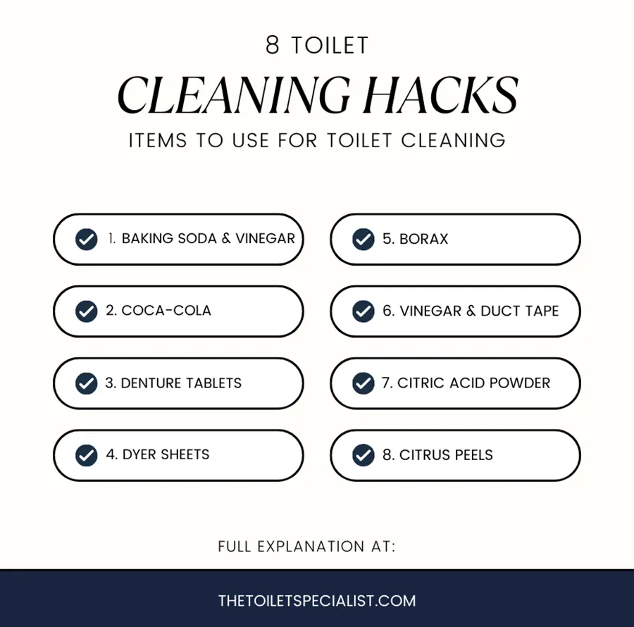 toilet cleaning hacks