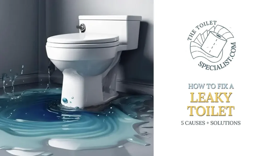 How to fix a leaking toilet | 5 causes + solutions