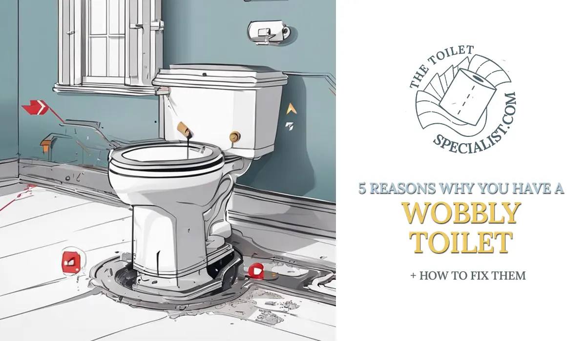 You are currently viewing 5 reasons why you have a wobbly toilet + how to fix them